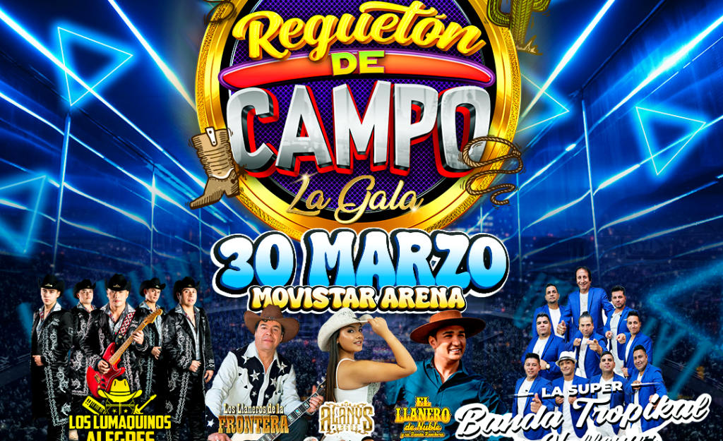 ¡El Reguetón de Campo llega al Movistar Arena con una noche llena de ritmo y tradición!