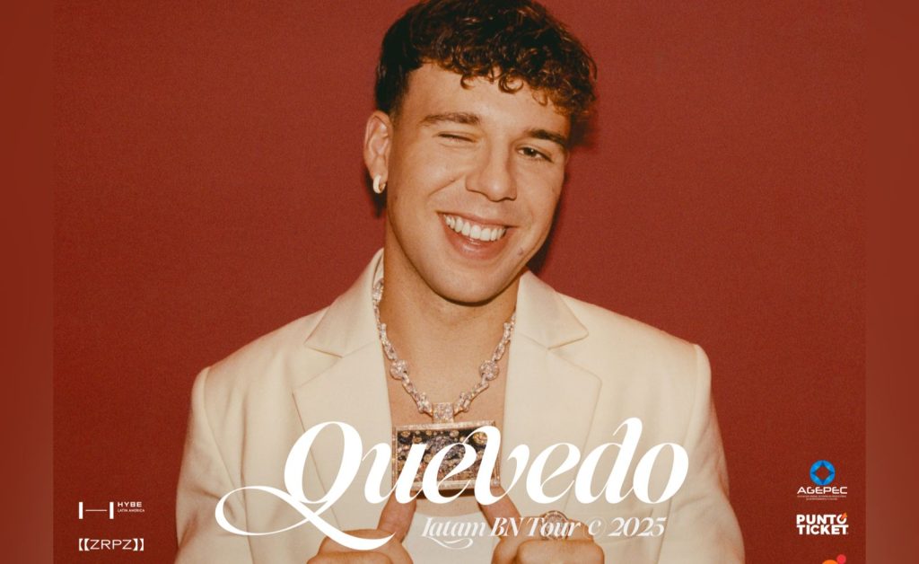 ¡Quevedo Regresa a Chile con su “Buenas Noches Tour 2025”!