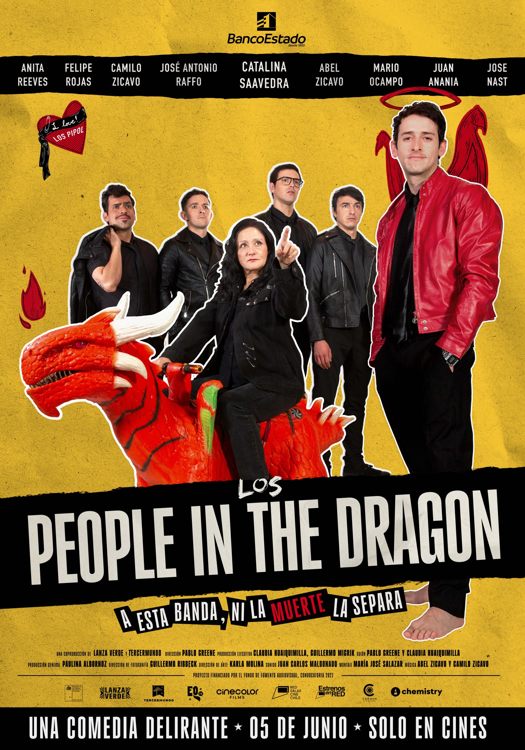 Los PEOPLE IN THE DRAGON llega a los cines chilenos con humor, música y una historia inolvidable