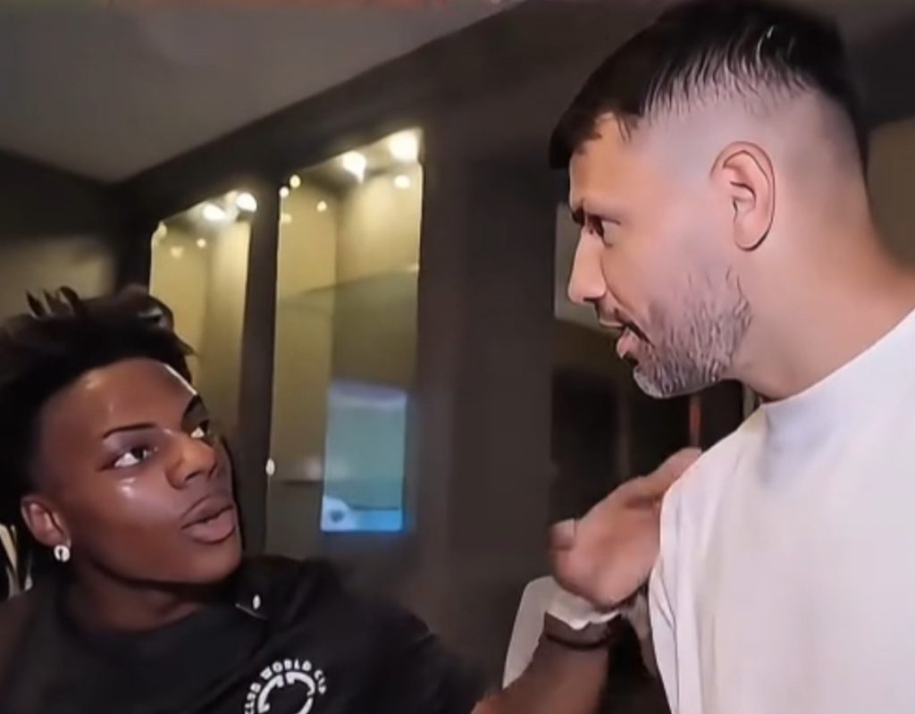 Agüero se burla de iShowSpeed por su fanatismo a Cristiano Ronaldo: “¿Lo ve por TV, no?”