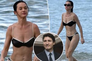 Katy Perry y Justin Trudeau sorprendieron besándose en un yate frente a California