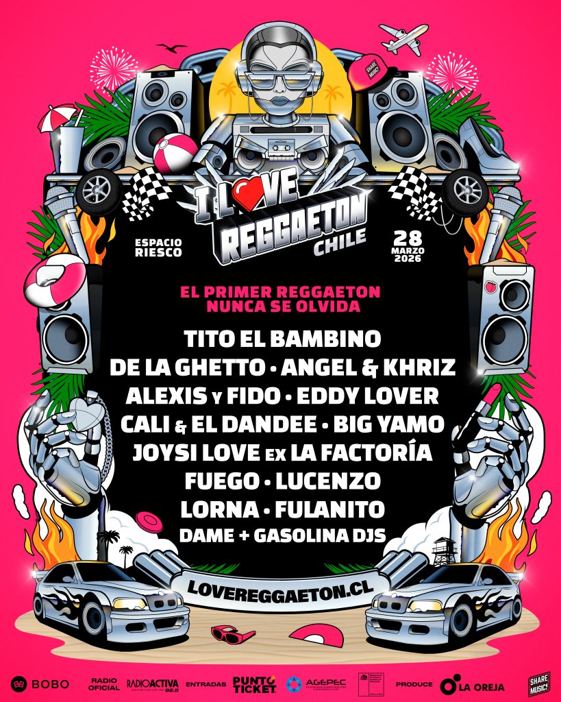 I LOVE REGGAETON: el festival más grande del género aterriza en Chile este 28 de marzo